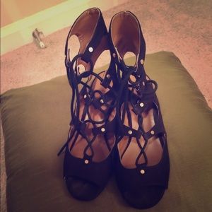 Lace up sandals